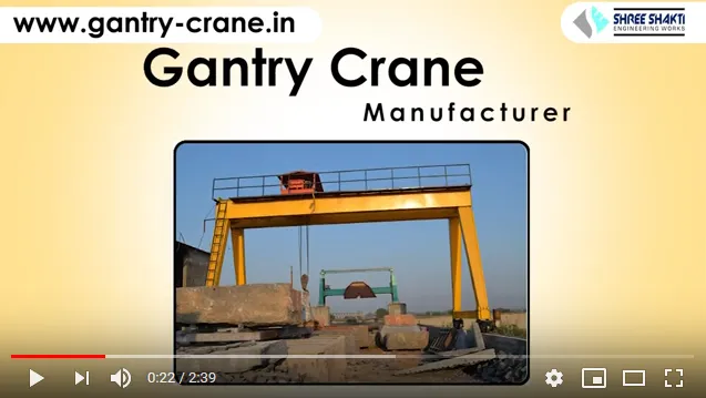 Gantry Crane Manufacturer in Gujarat,India